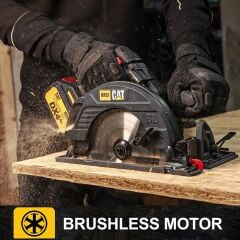 CAT DX53 18Volt 4.0Ah 185mm Kömürsüz Profesyonel Daire Testere