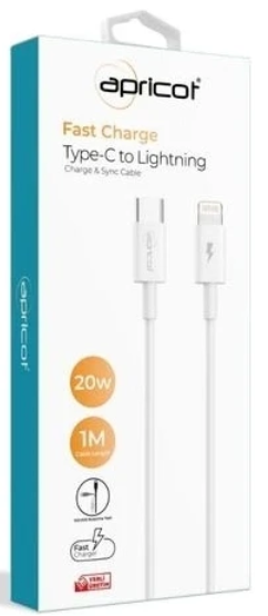 APC- PD27L TYPE-C TO LIGHTNING (27W 1M )