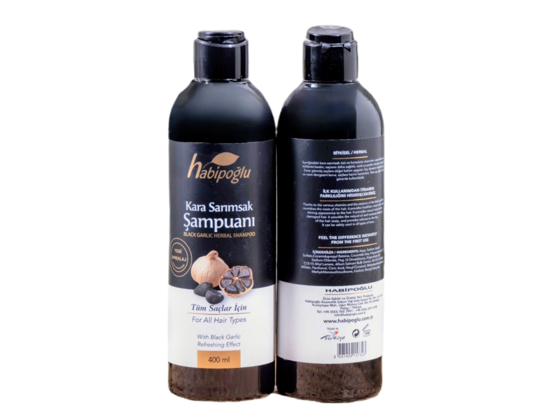 400 ML HABİPOĞLU - KARA SARIMSAK  ŞAMPUANI